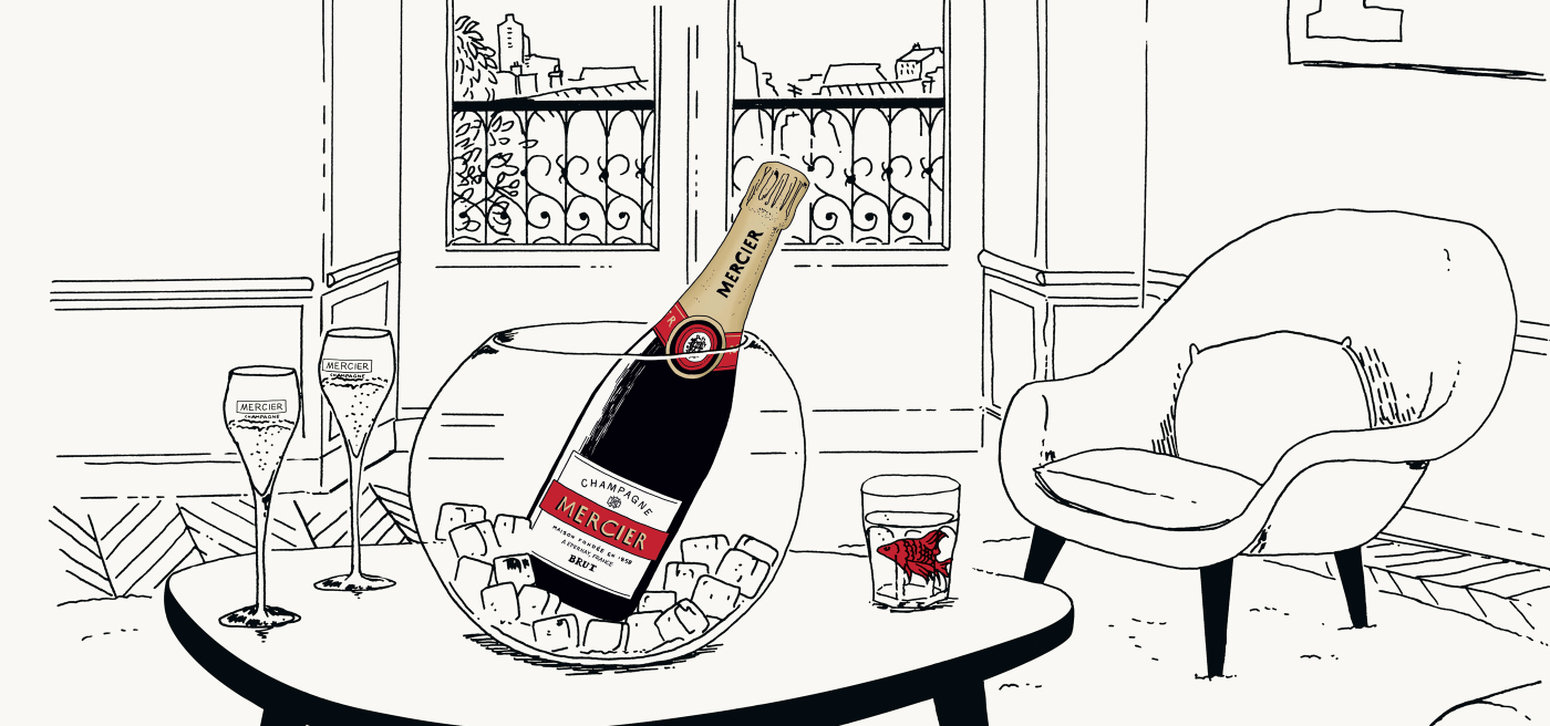 LVMH on X: Conforme au style Mercier, la nouvelle cuvée Mercier Blanc de  Noirs est un champagne rare composé de cépages Pinots Noirs et Meunier. Il  sera un atout gourmand sur les