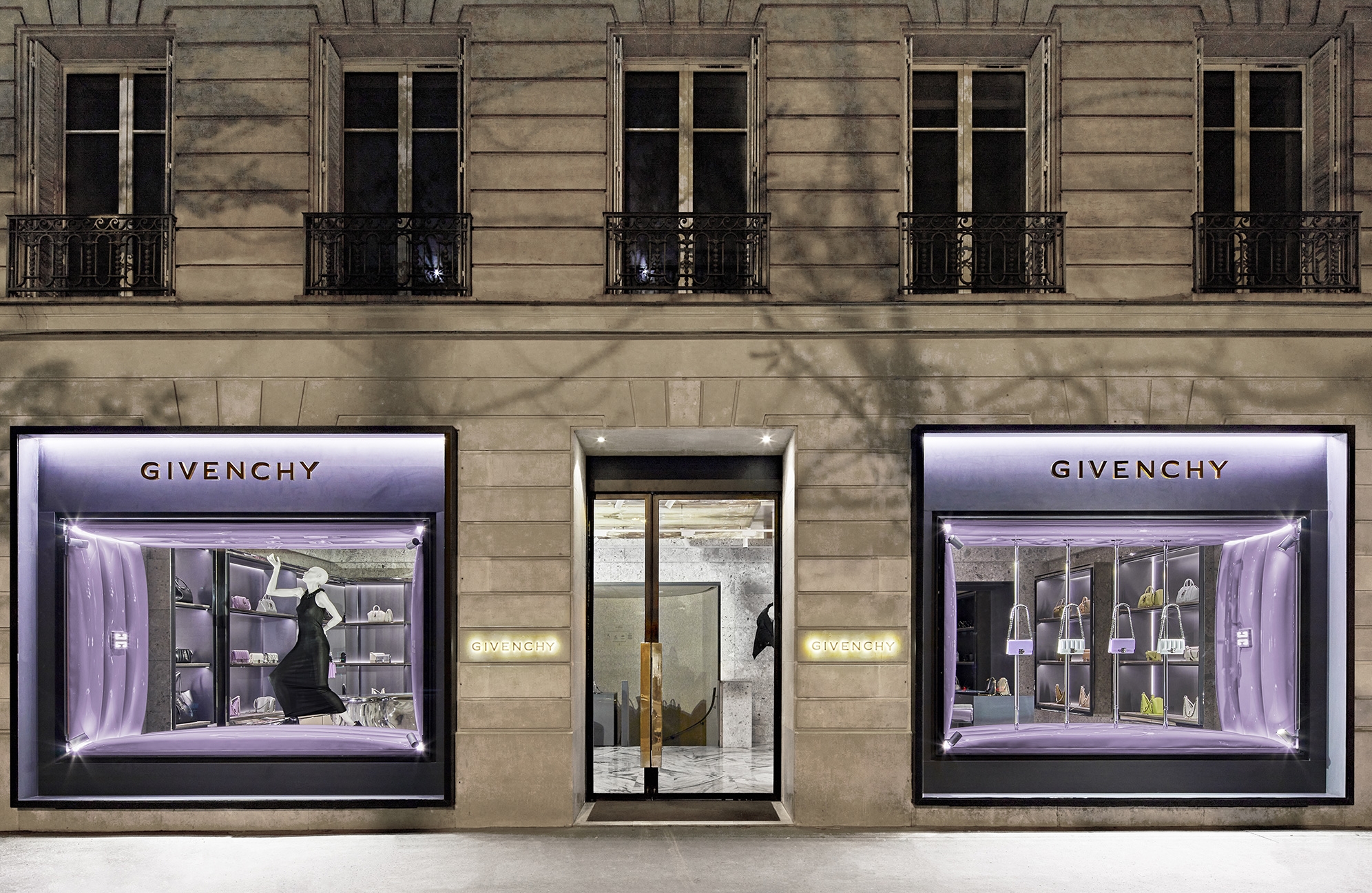 Rome Italy October 2018 Givenchy Store French Luxury Fashion