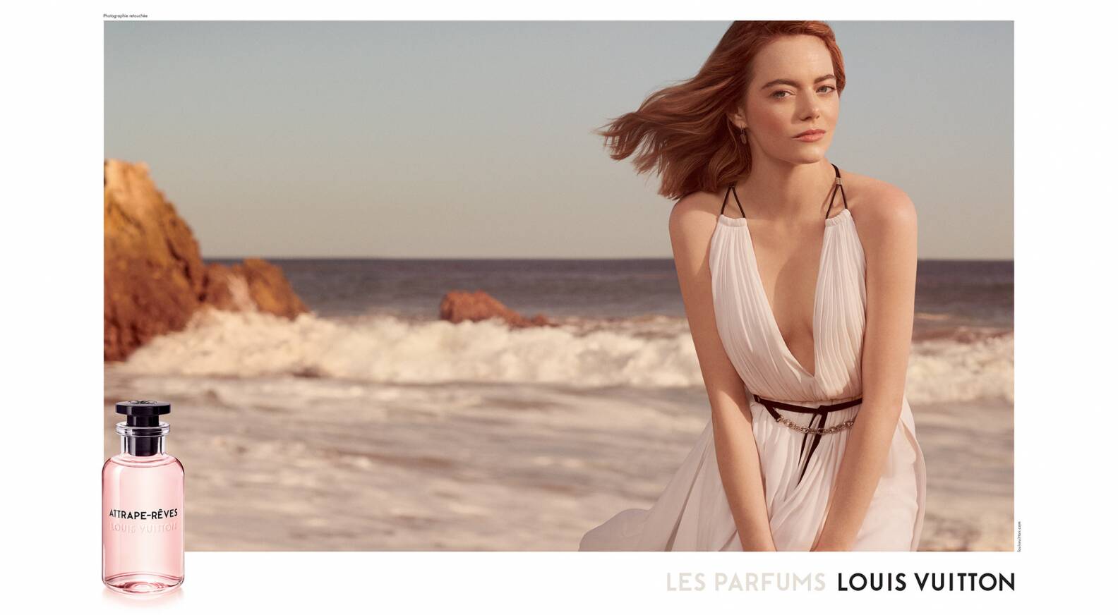 Louis Vuitton signe « Attrape-Rêves », un nouveau parfum féminin joyeux et sensuel, incarné par l'actrice Emma Stone LVMH
