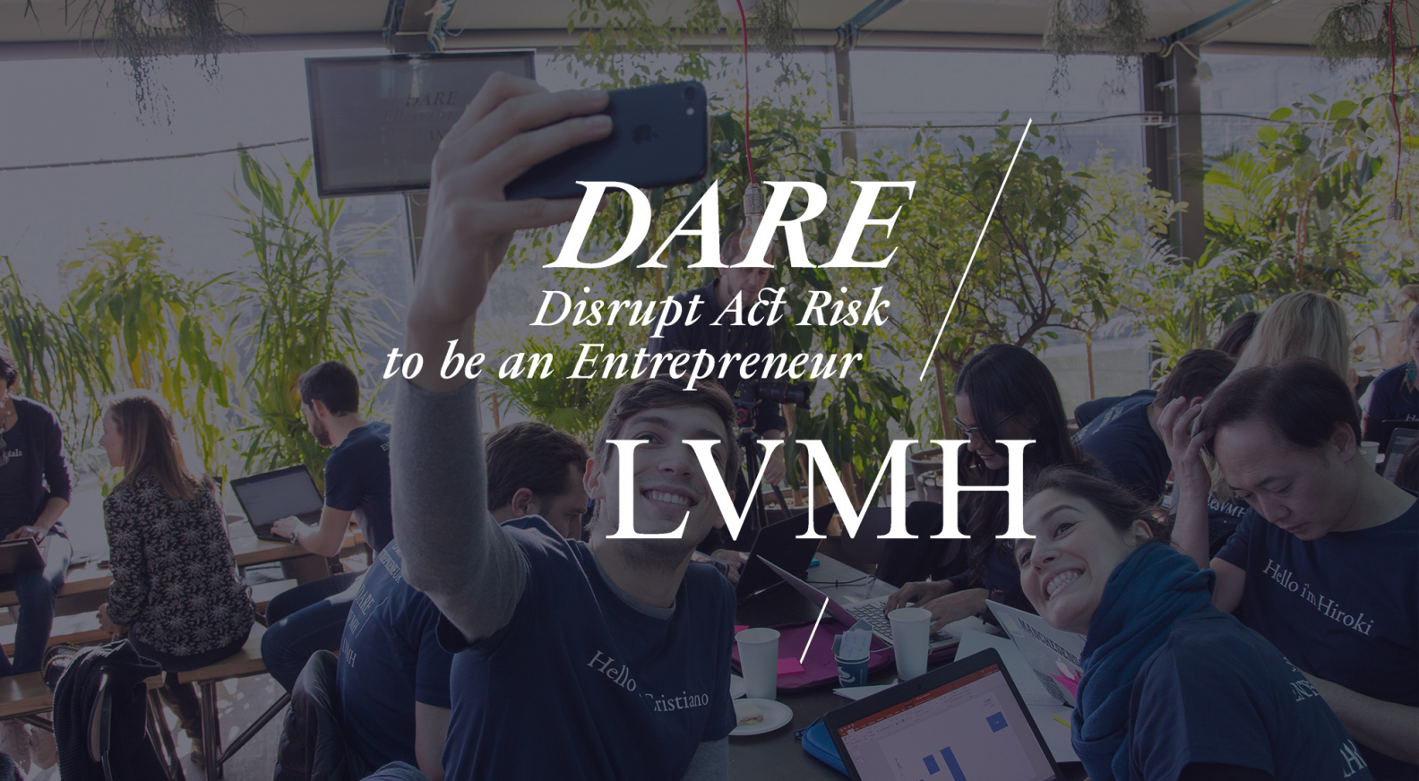 So excited to launch in Shanghai the 4th DARE LVMH - intrapreneurs