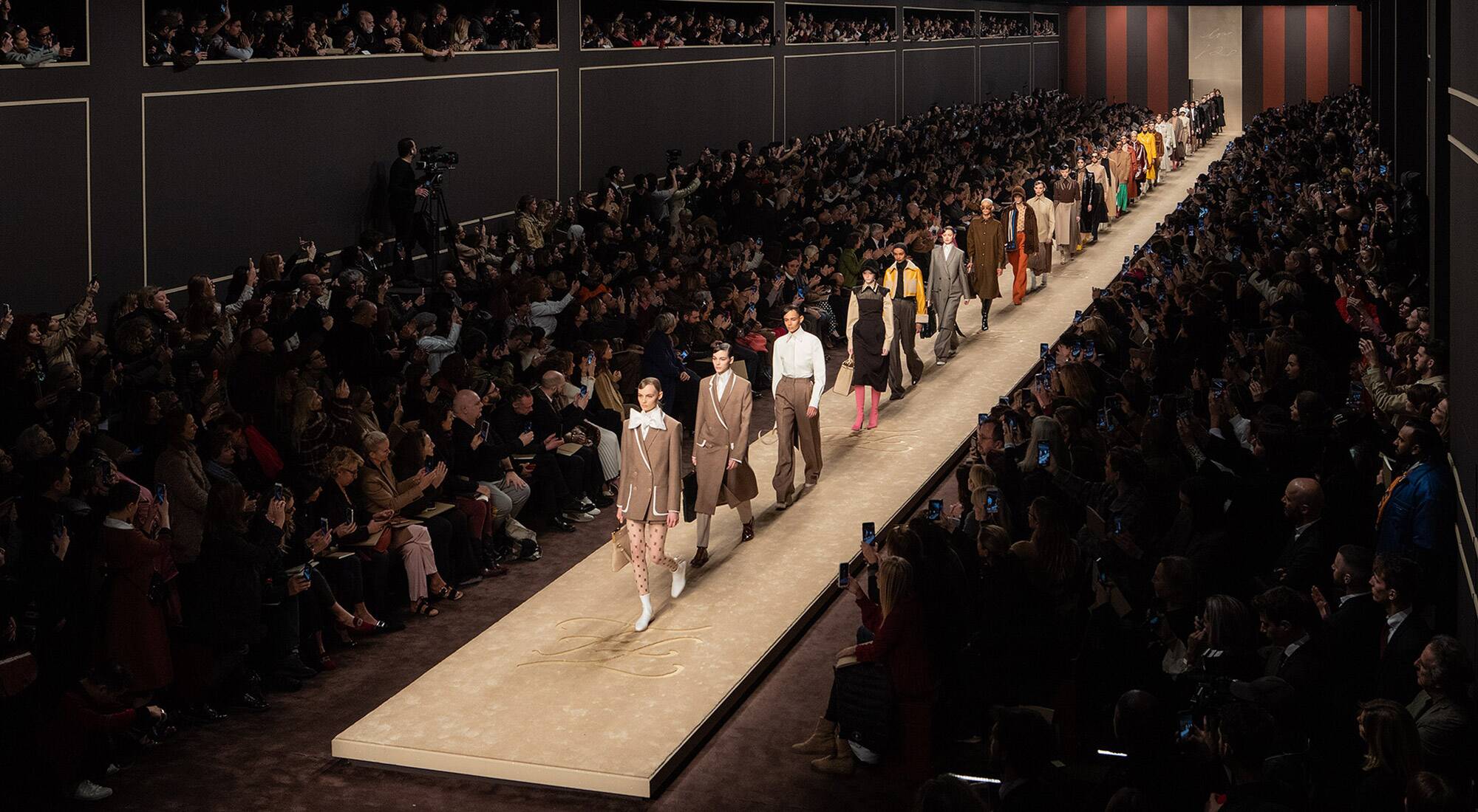 Fendi at Milan fashion week: a memorial to Karl Lagerfeld