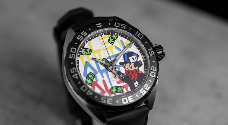 TAG Heuer launches two special-edition watches designed with street artist Alec Monopoly