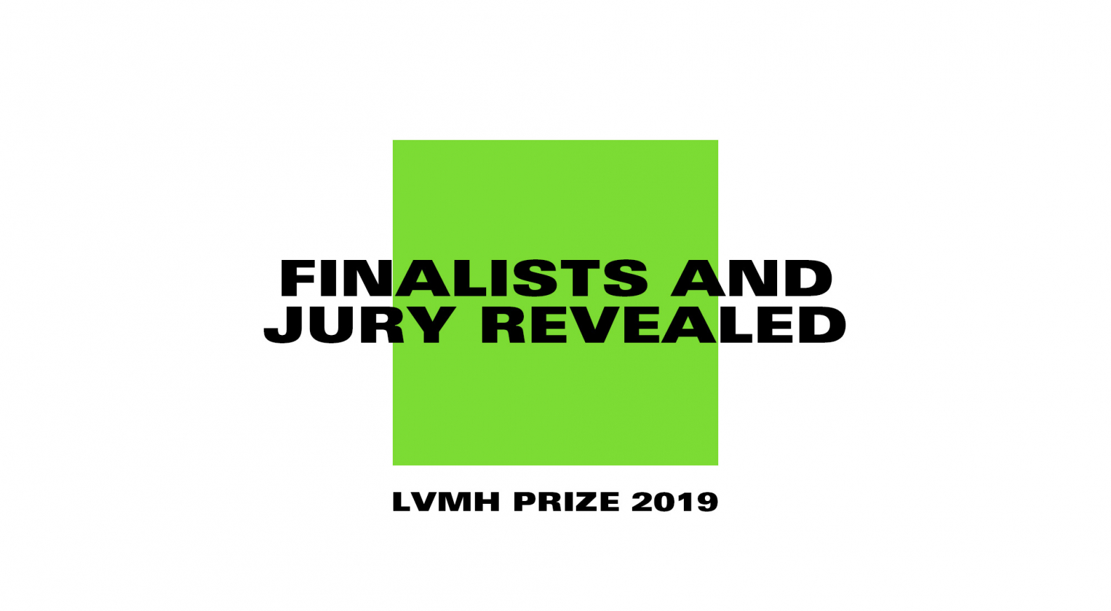 LVMH Prize Announces 20 Short List Finalists For Class Of 2019