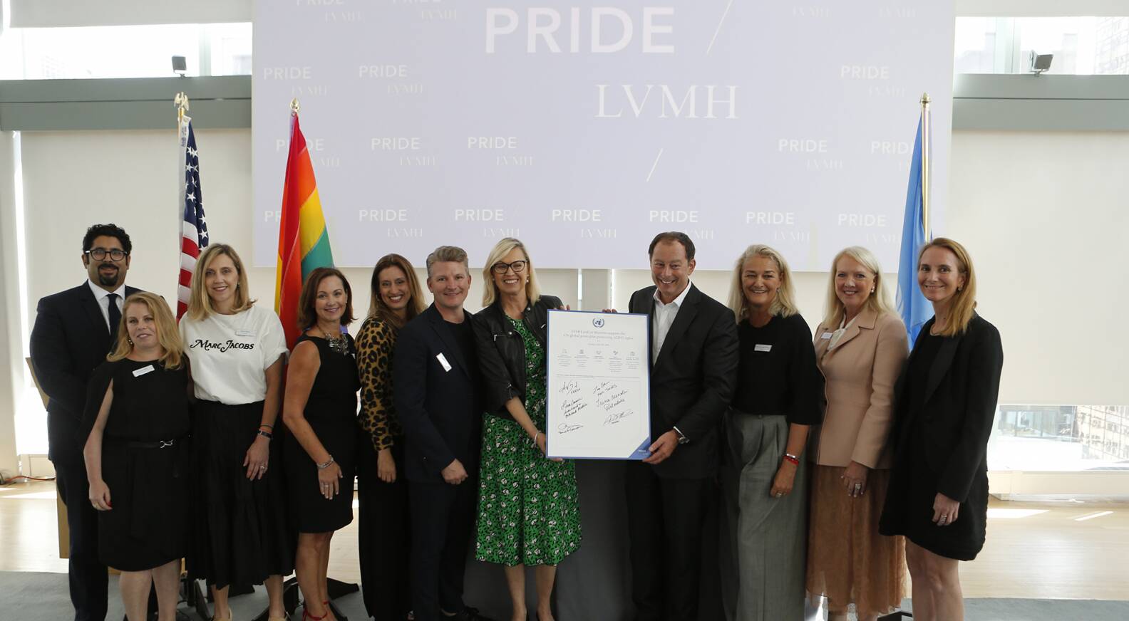 Le Maison di LVMH con sede negli Stati Uniti sottoscrivono gli standard di  condotta aziendale delle Nazioni Unite contro la discriminazione delle  persone LGBTI+ - LVMH