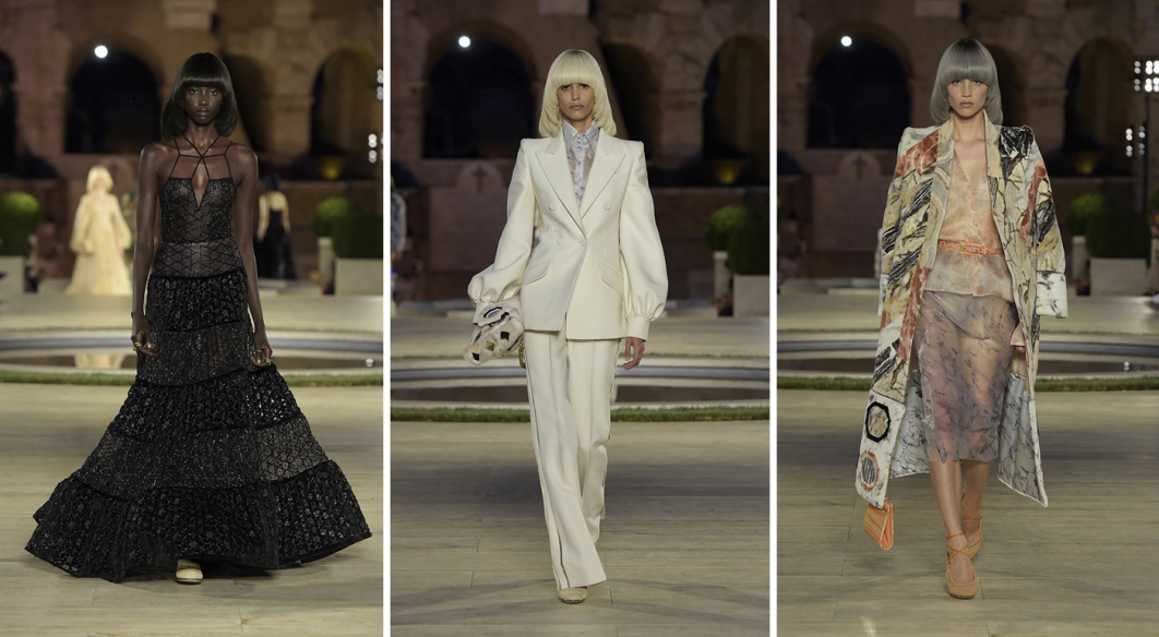 The Dawn of Romanity”: Fendi haute couture pays tribute to Karl Lagerfeld  against the backdrop of the Roman Forum - LVMH