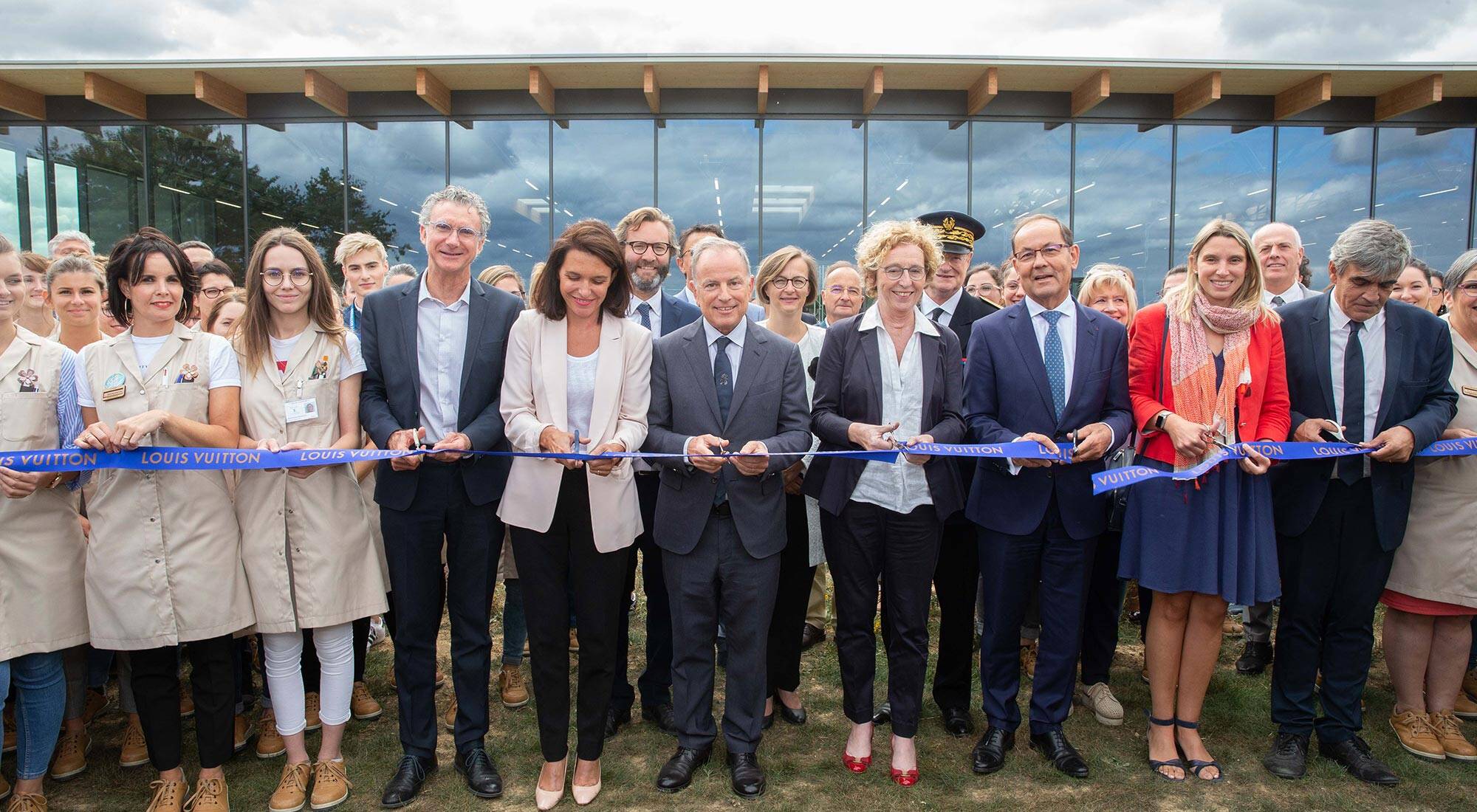 Открытие 16-ой французской мастерской Louis Vuitton в Болье-сюр-Лейон, департамент Мен и Луара ...