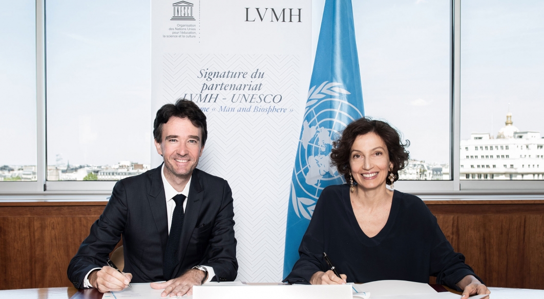 LVMH announces signature of a five-year partnership with UNESCO to