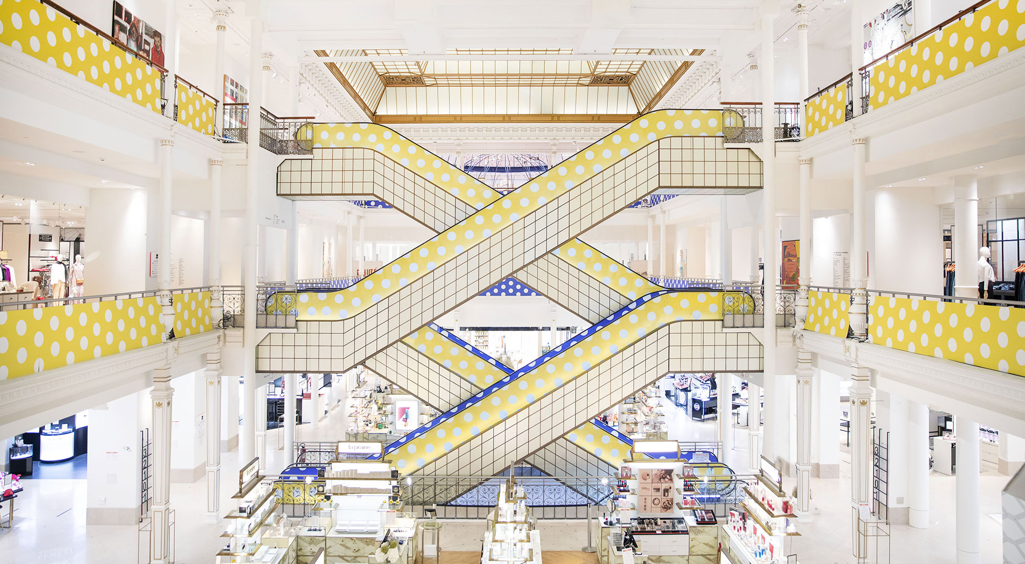 An Interior of the Trading Floor of Le Bon Marche Rive Gauche, the