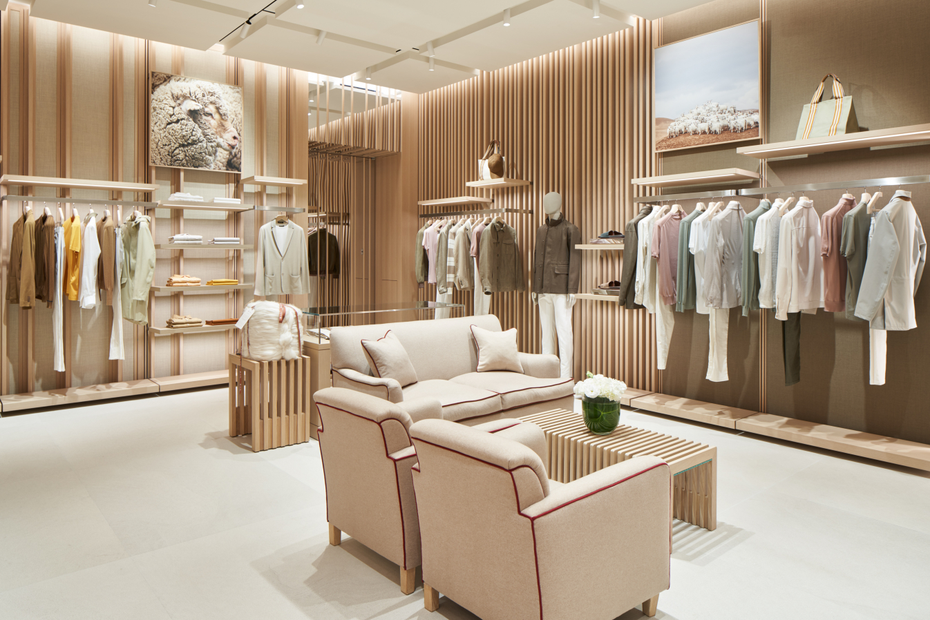 Loro Piana opened its flagship store in Tokyo's Ginza district