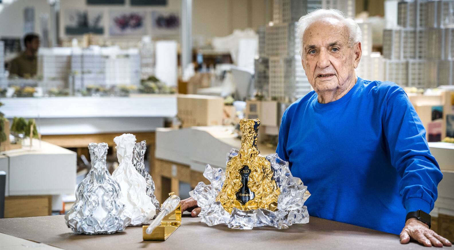 Frank Gehry designs new Louis Vuitton perfume bottles