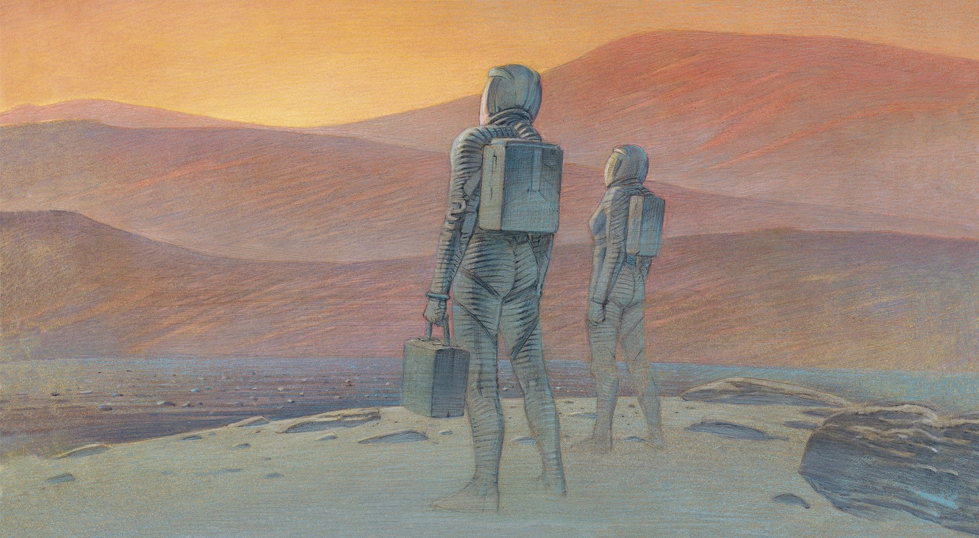 Voyage to Mars with Francois Schuiten and Sylvain Tesson, a new jewel joins  Louis Vuitton travel book collection - LVMH