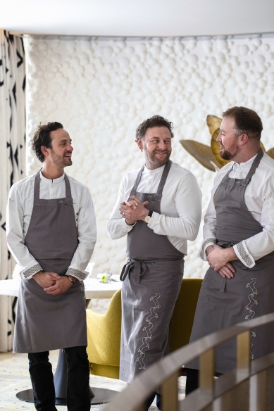 Chefs Arnaud Donckele and Maxime Frédéric take over Louis Vuitton restaurant  in Saint Tropez