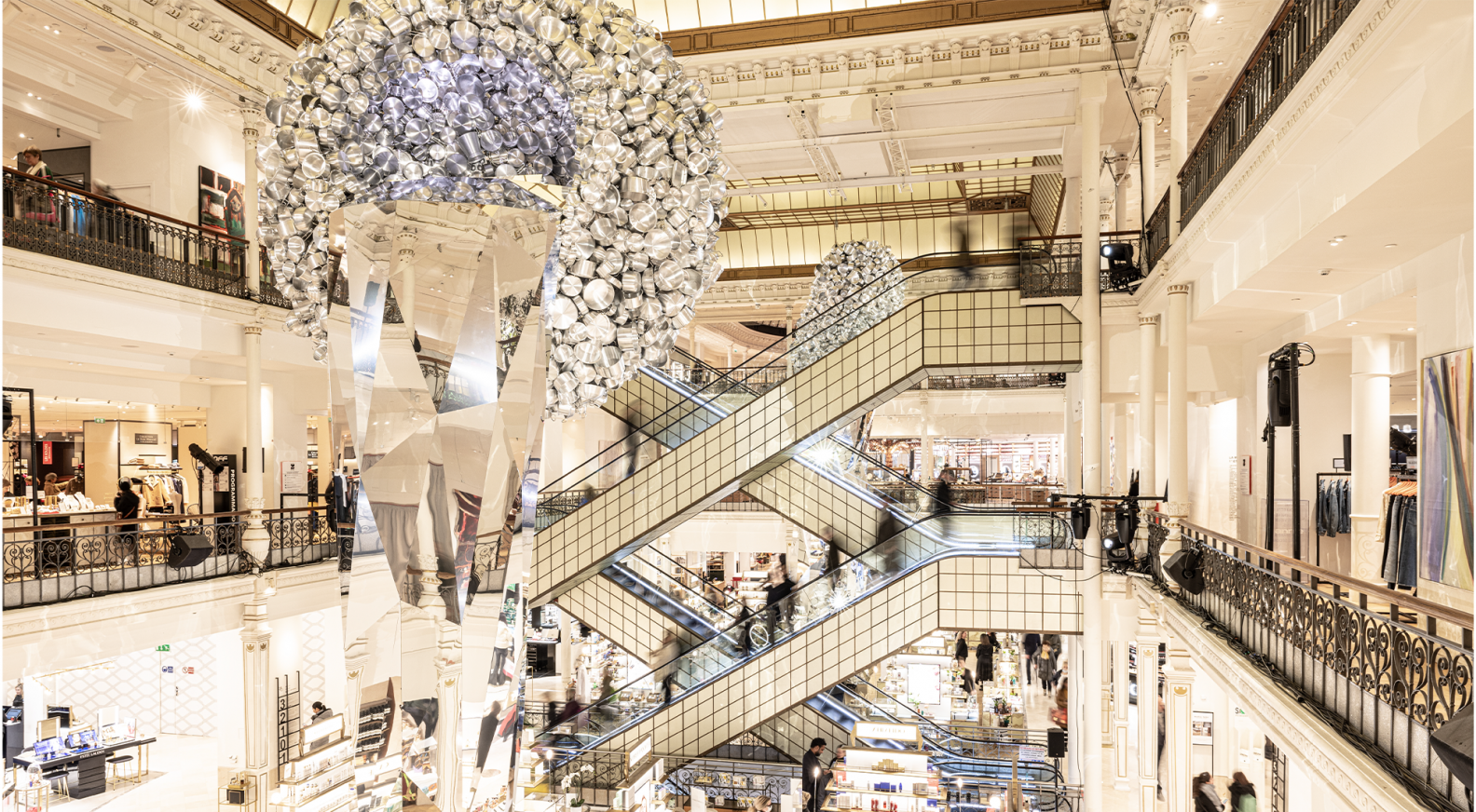 Escalators in Le Bon Marché department store, Le Bon Marché…
