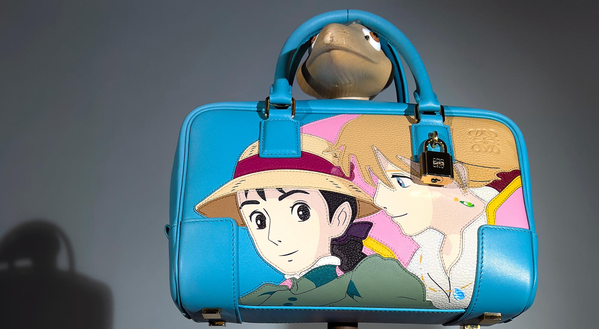 LOEWE×Howl's Moving Castle Calcifer Bag Strap Red Ghibli Hayao Miyazaki