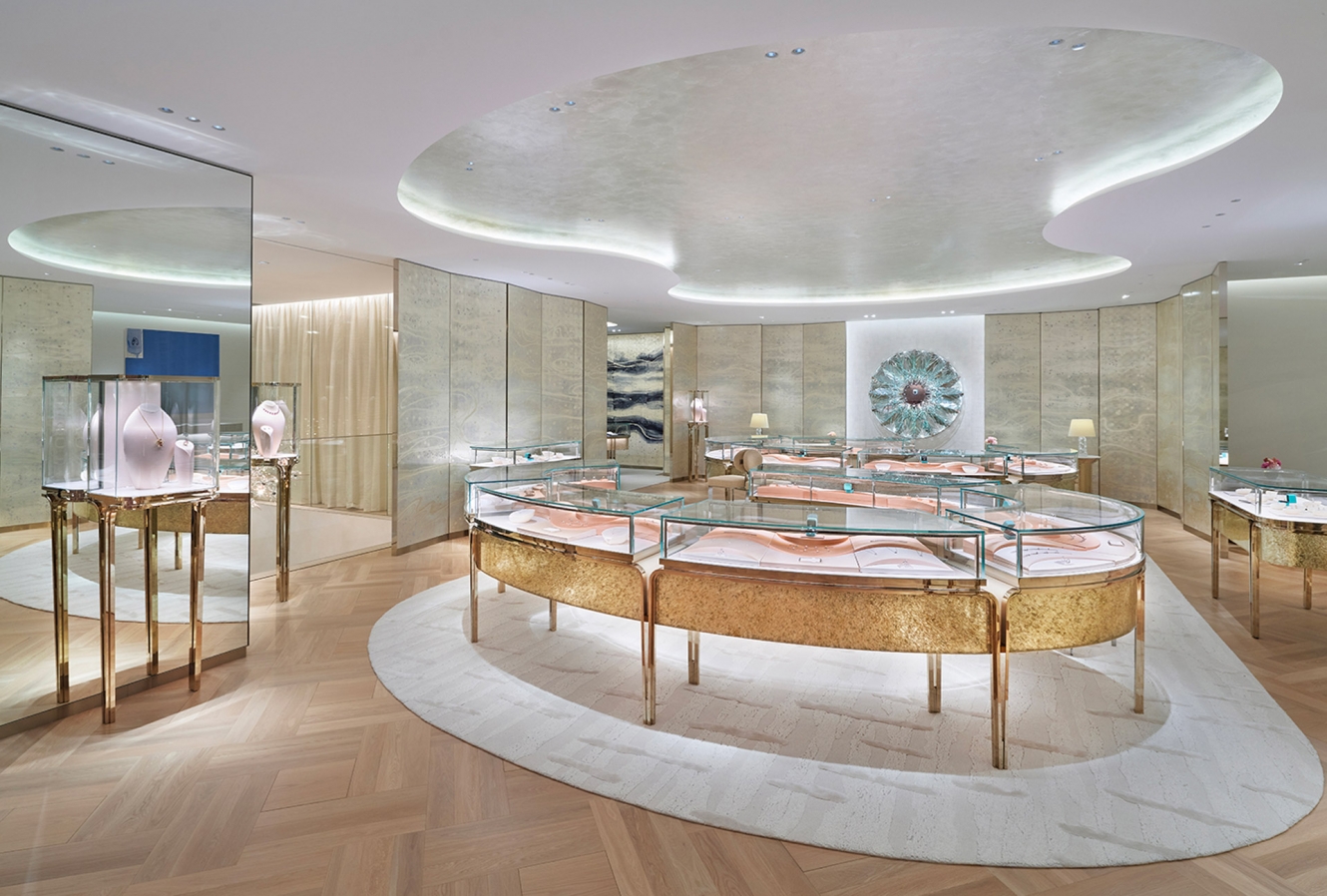 The newly renovated Louis Vuitton store in Tokyo